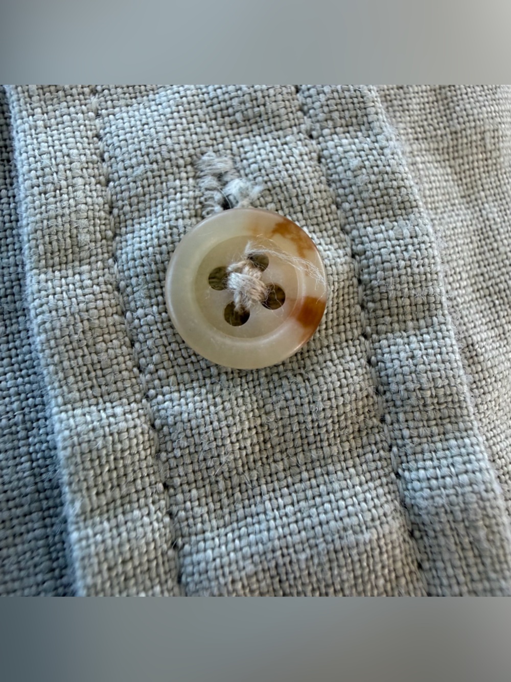 Ralph Lauren Sage 100% Linen Button-Down Shirt - Picture 3 of 9